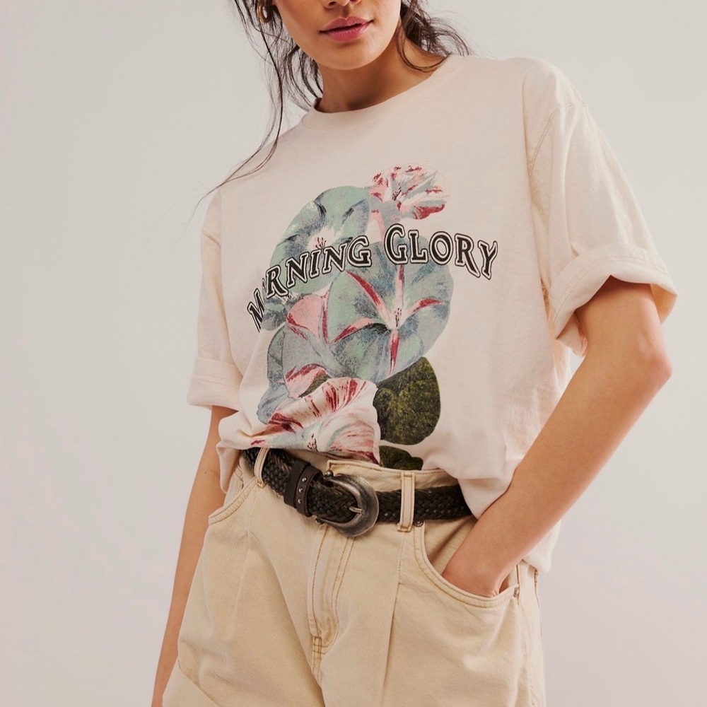 Rag & Bone Studio x Free People Morning Glory Graphic Tee NWT Sold Out Size S